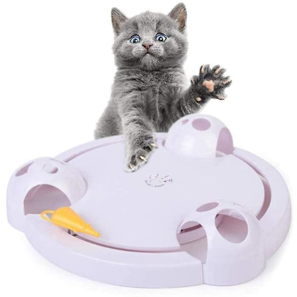 Ny elektrisk Cat Toy Cat Skivspelare Crazy Play Plate Cat