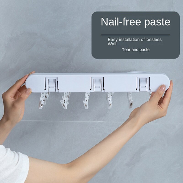 Hushållspress-typ hopfällbart sockställ, enkelt Grey