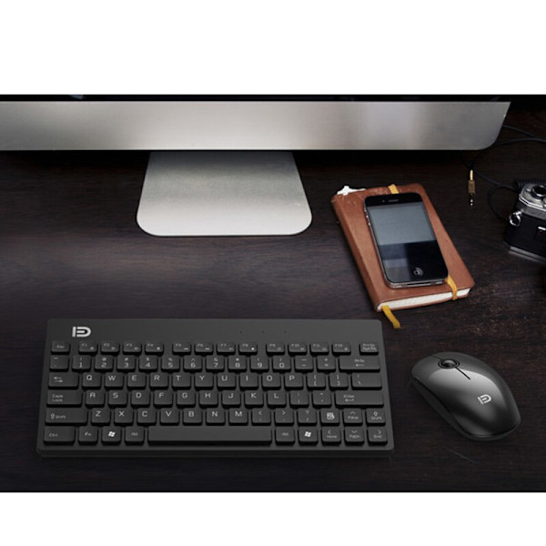 Qwert Wireless Slim Portable Mini Silent Keyboard för surfplatta
