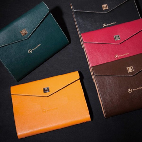 A5 läderimitation Business Notebook, mjukt läder Pu Green