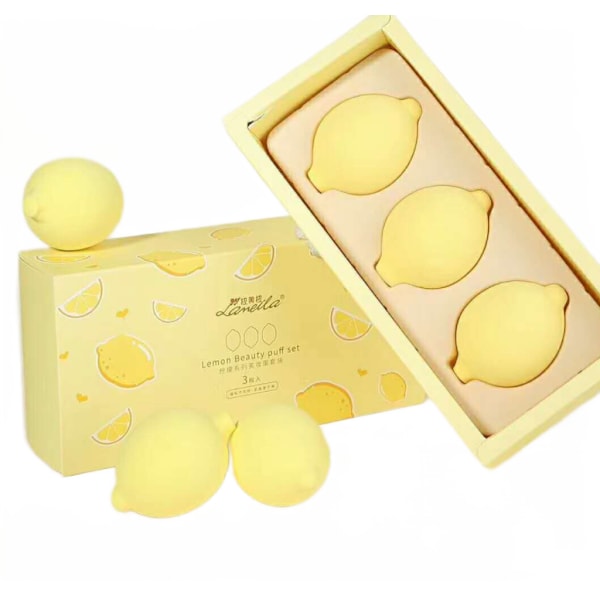 3st Makeup Sponge Concealer Slät Kosmetisk Powder Puff Cut