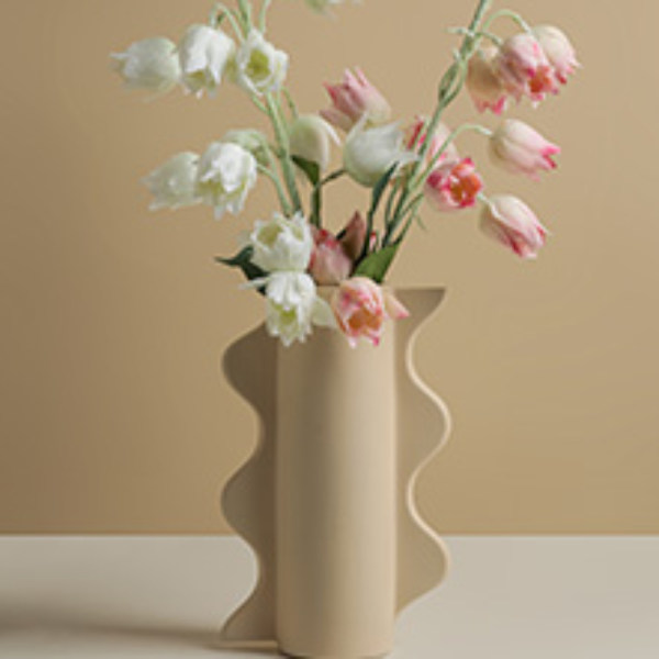 Geometrisk Vas Morandi Keramik, Vardagsrumsblomma C