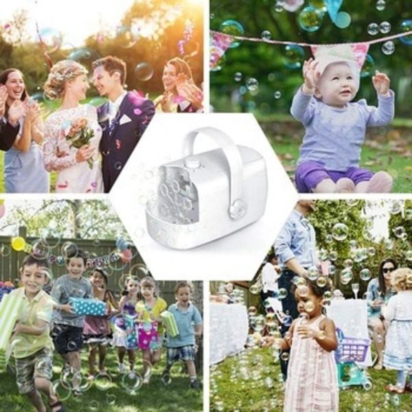 Bubble Machine Leksaker Bärbar Automatisk Tvåhastighets Barn