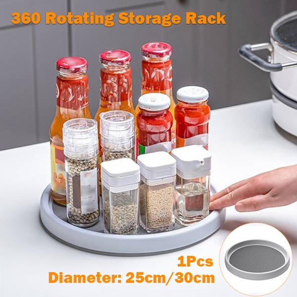 360 Rotation Non Hald Kryddställ Pantry Cabinet Skidspelare