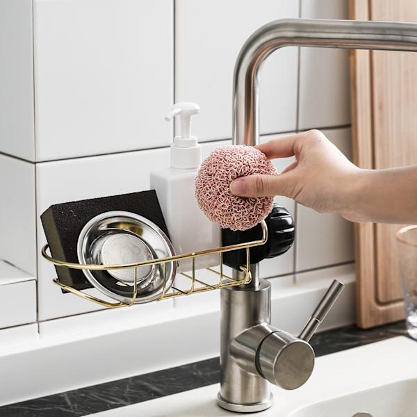 Hängande förvaringsställ Dräneringsställhållare i rostfritt stål