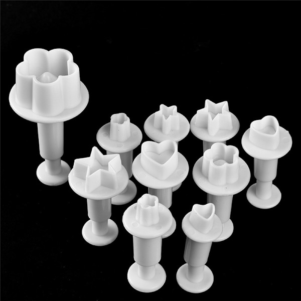 33st/ set Fondant Kolvskärare Full Set Form för bakning