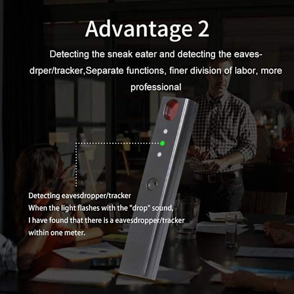 Anti Spy Detector - Anti Spy RF Detektor, Trådlös Bug