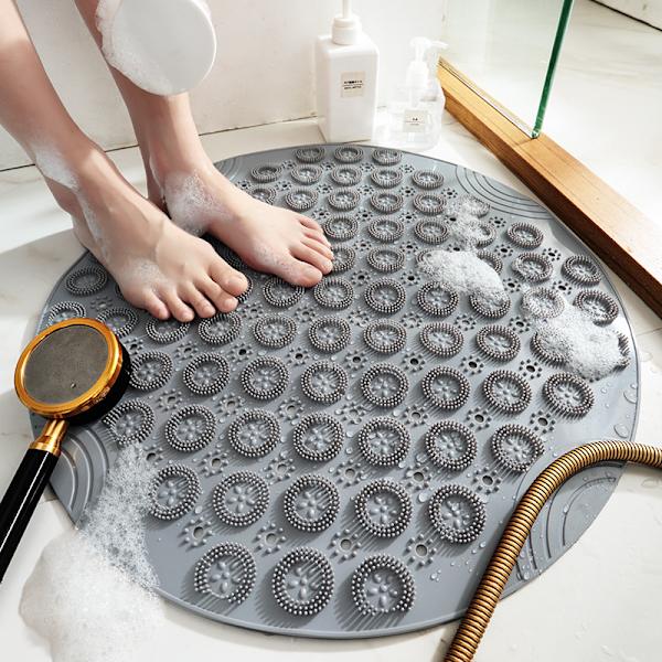 Halkfri Badrumsmatta Säkerhetsdusch Badmatta Plastmassage