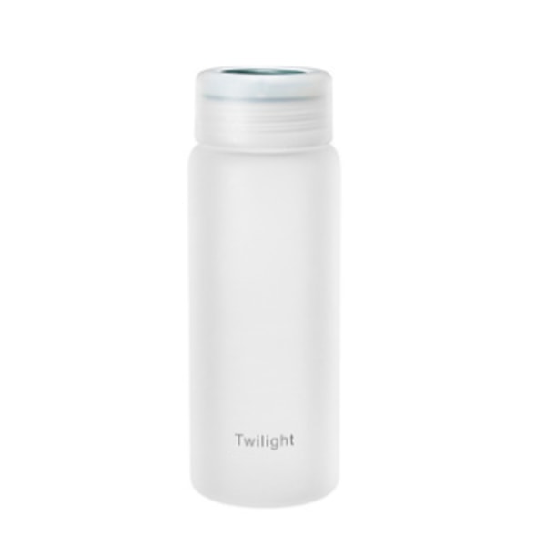 Frostad matt klart glas vattenflaska 420 ml Portabel söt