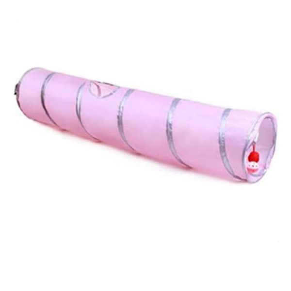 2 Way Cat Tunnel Pet Play Tube - hopfällbar tunnel för