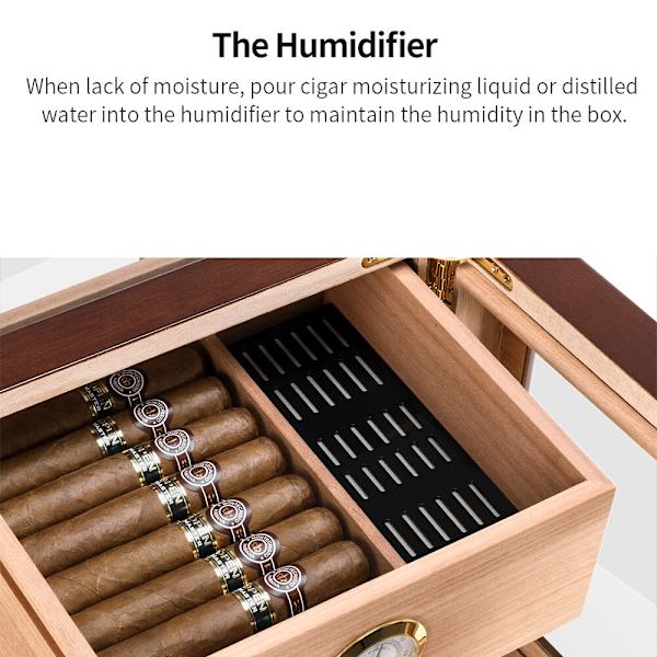 Lyxig Cigar Humidor Piano Paint Cigar Humidor Fit 150