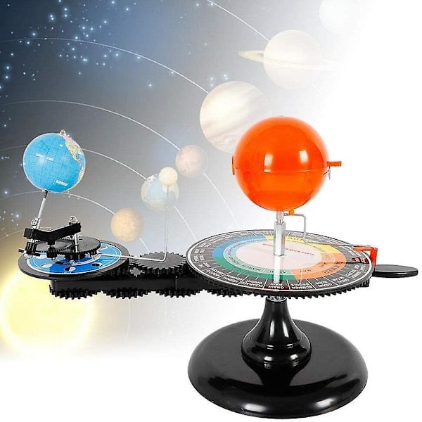 Solsystemets jordklot sol jord månen planetarium modell