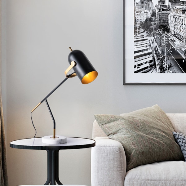 Postmodern minimalistisk bordslampa, kreativ designmodell White