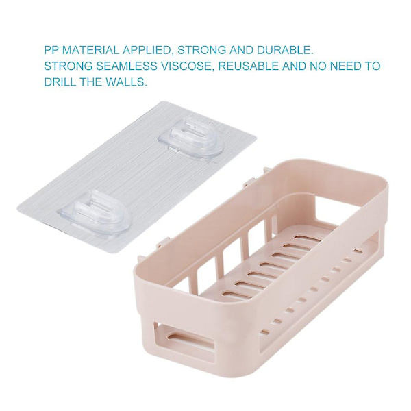 Seamless Paste Hylla Nordic Bathroom Hängande Förvaringar
