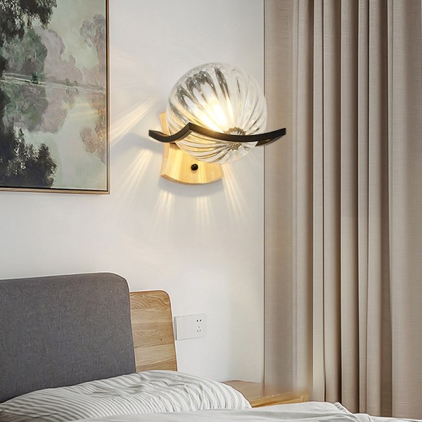 Modern Minimalistisk Led Vägglampa För Sänggången i sovrummet