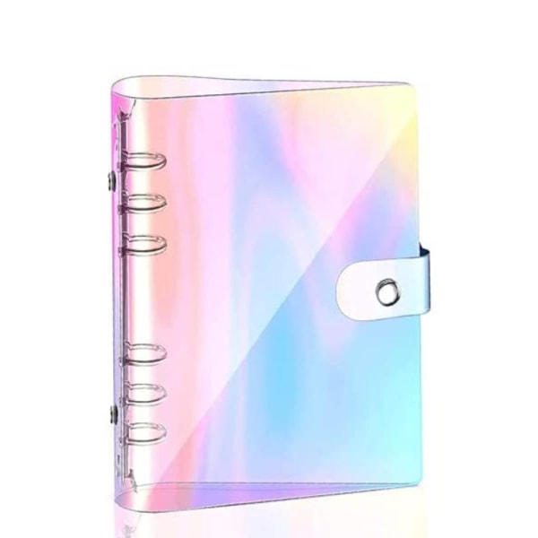 41 st A6 PVC vattentät pärm, 6 ringpärmar Notebook Cash Colorful