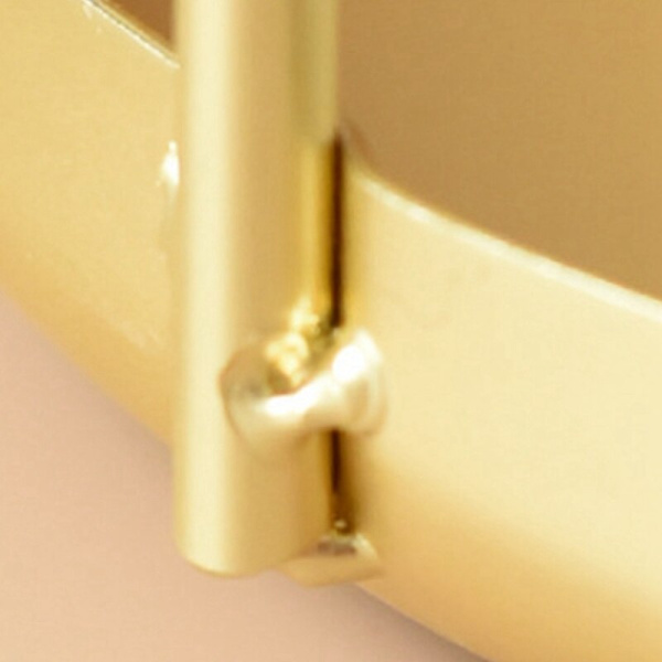 Nordic Three Layer Gold Cosmetics Förvaringsbricka Fruktfat