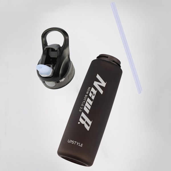 750 ml vattenflaska med sugrör Gym Fitness dricksflaskor