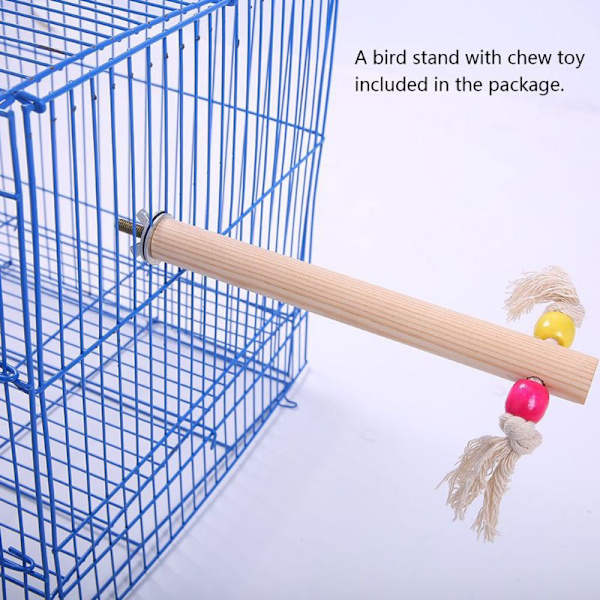 Papegoja klätterstege Gungleksak Naturträ Fågel Conure
