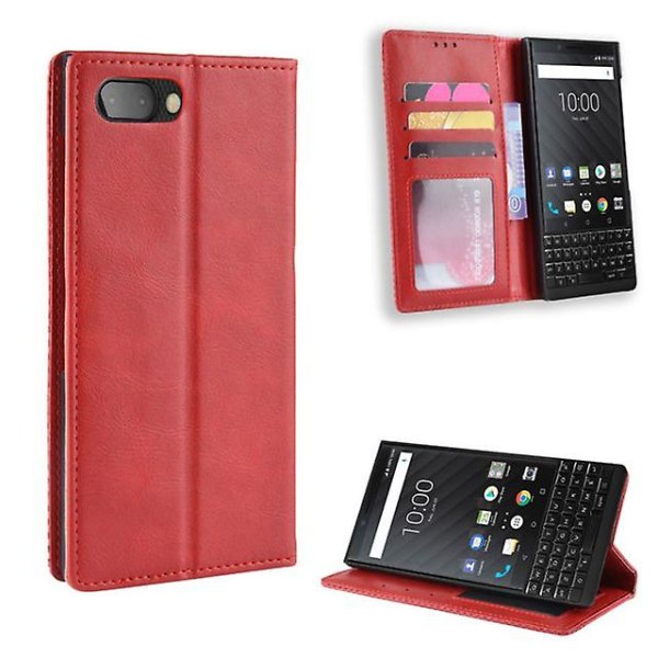 Magnetisk plånboksfodral i CASE - cover för BlackBerry Key 2