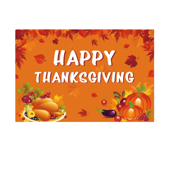 Thanksgiving dekoration Banner, höstskörd bakgrund Colorful B