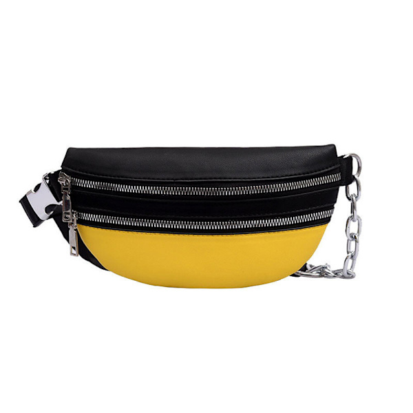Fashion Chain Pack Banan Midjeväska Ny Bältesväska Dam Midja