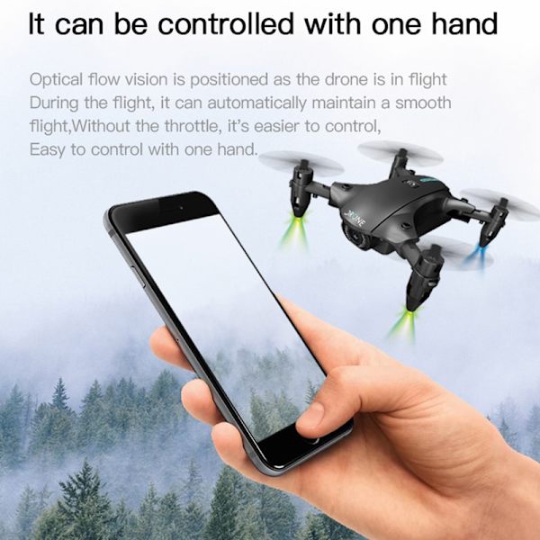 H2 Mini Drone WiFi FPV 1080P 4K HD Camera Altitude Hold Real