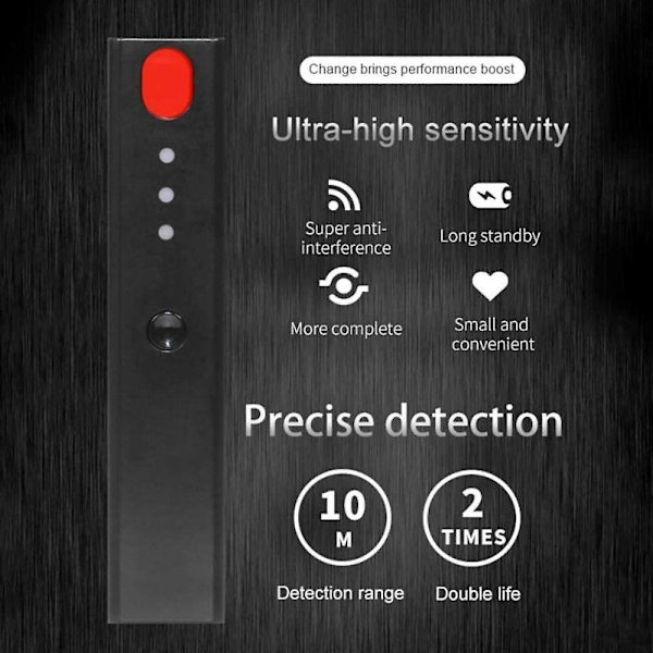 Anti Spy Detector - Anti Spy RF Detektor, Trådlös Bug