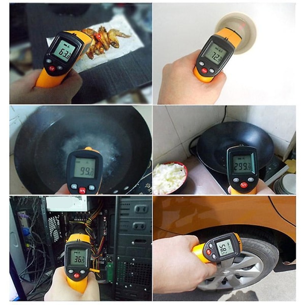 Gm320 beröringsfri termometer infraröd lcd-monitor infraröd