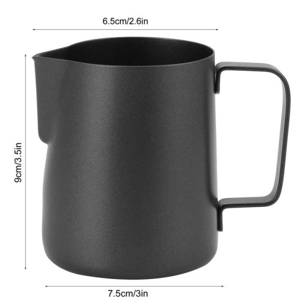 350 ml svart kaffe latte kopp kaffe konst kanna latte mjölk