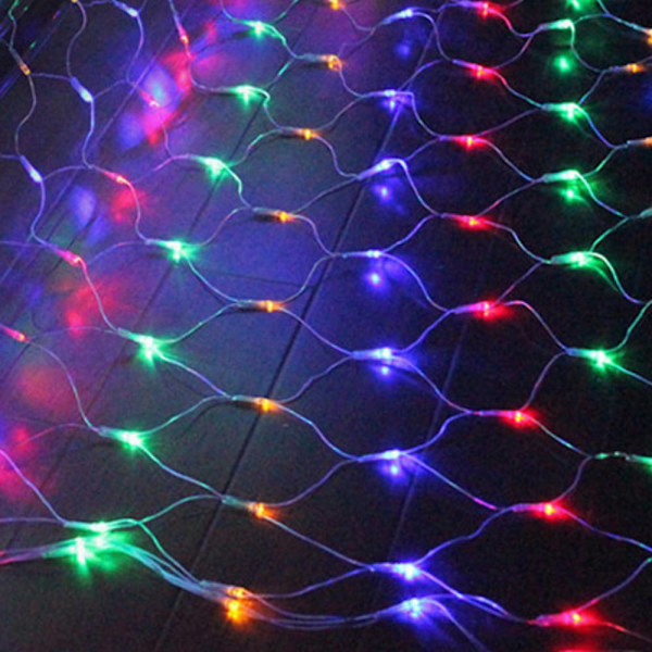 LED utomhus vattentät fiskenätsljus, juldagen Colorful 3*2m
