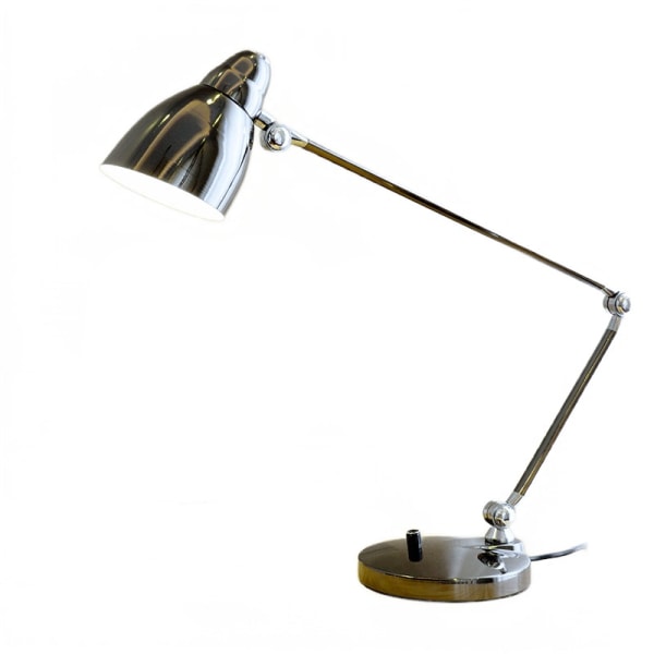 Enkel och kreativ kontorslampa i metall, arbetsstudieläsning Black 12W Bright LED Eye Protection Bulb