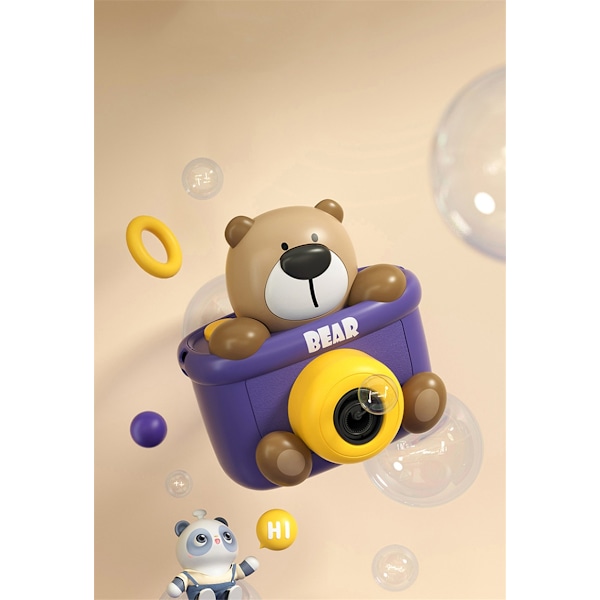Bubble Gun Leksaker Sommar Bear Duck Camera Bubble Machine