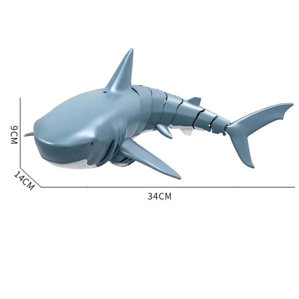 2,4G elektrisk simulering Shark fjärrkontroll swimmingpool