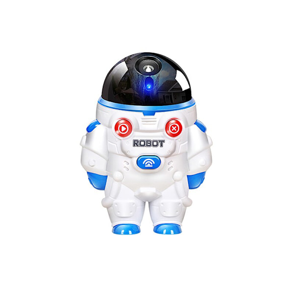 Elektrisk Bubble Machine Spaceman Ljud Ljus Bubble Robot