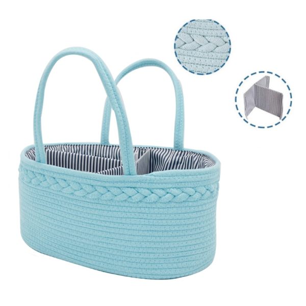 Baby Caddy Organizer Bärbar bomullsrep Mummy