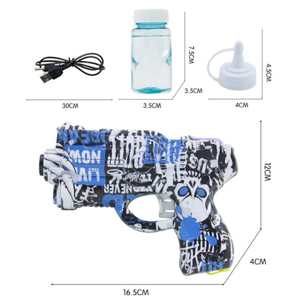 USB Laddad Bubble Machine Barn Camouflage Bubbles Gun