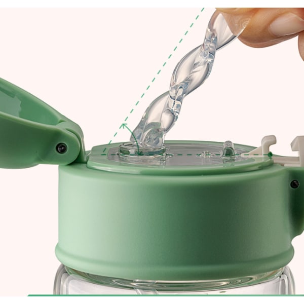 1st flaskor 500ml vattengenomskinlig plast BPA-fri