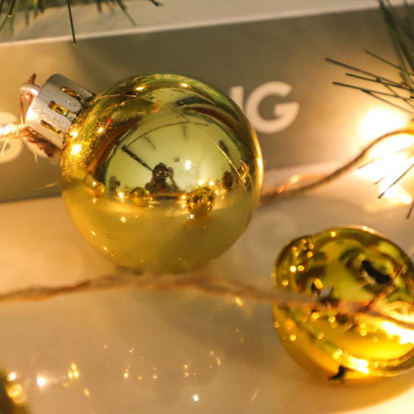 Julbelysning Led Stringljus, Juldekoration Red 2 meters 20 lights