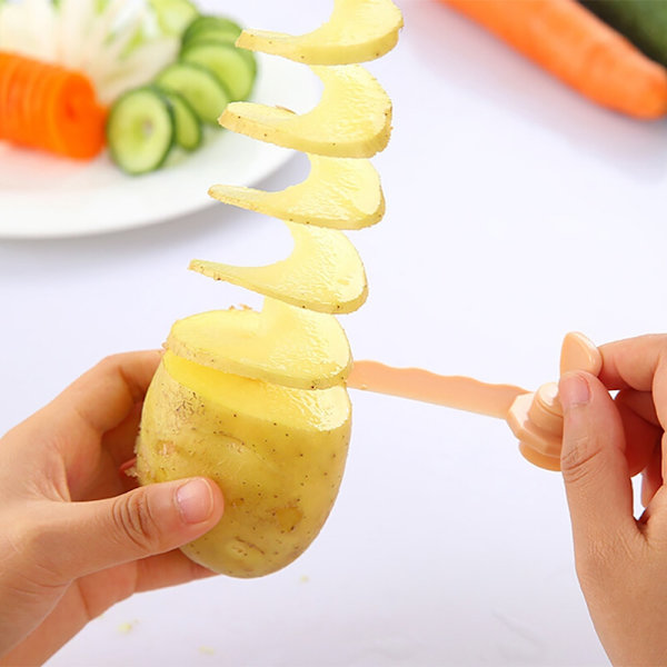 Morot Spiral Slicer Kök Grönsaksskärning Modeller Potatis