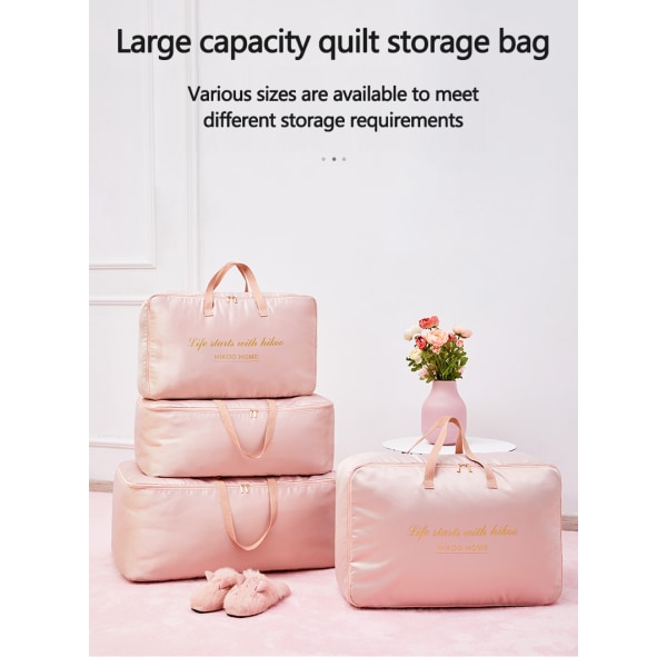 Hushållsbärbar täckeförvaringsväska Duffelbag Tote Bag