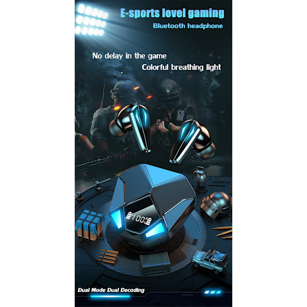 Hörlurar Sport Trådlösa hörlurar Stereo hörlurar Gaming