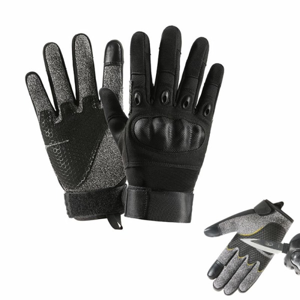 Taktiska handskar för män / Kevlar handske mot skärsår Black L