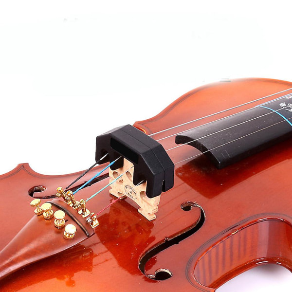 4 Claws Violin Ljuddämpare Sound Mute Akustisk Ljuddämpare Svart
