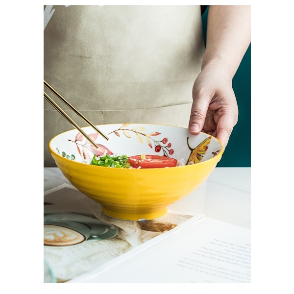 Japansk keramisk Ramen-skål Söt blandning av spannmålsrissoppa