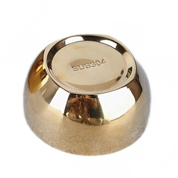 Guldpläterad skål i högblank 304 rostfritt stål, hushåll Gold 11cm