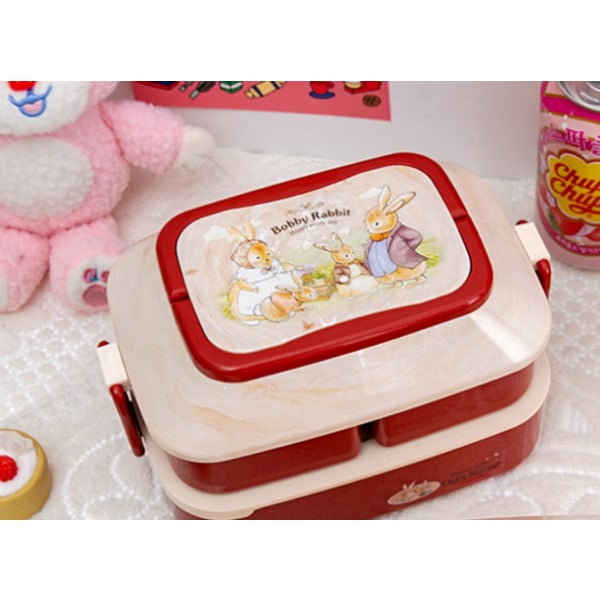 Mikrovågsugn Barn Lunchbox Söt Studentkontor Bento Box Large
