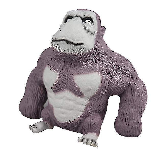 Latex Gorilla Doll Toy, Orangutang Animal Stress Relief Toy Gray