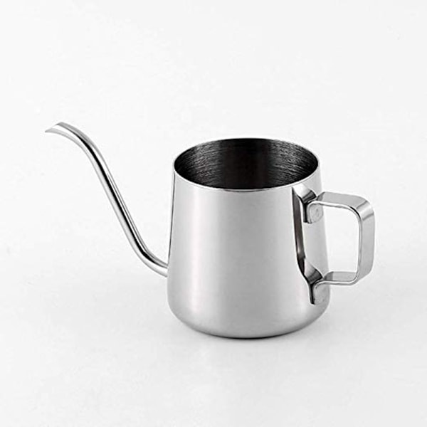250 ml kaffekanna i rostfritt stål tekanna dropp lång svanhals