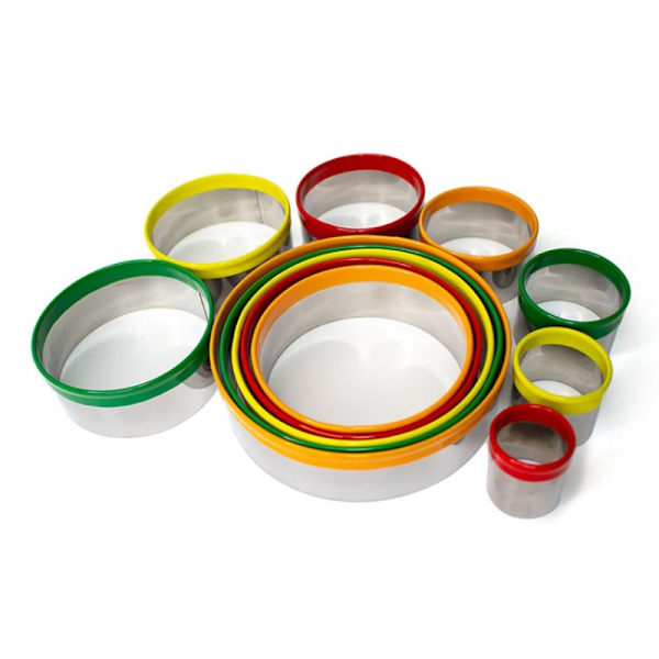 12st/ Set Cookies Cutter Bakverk Form Rostfritt Stål